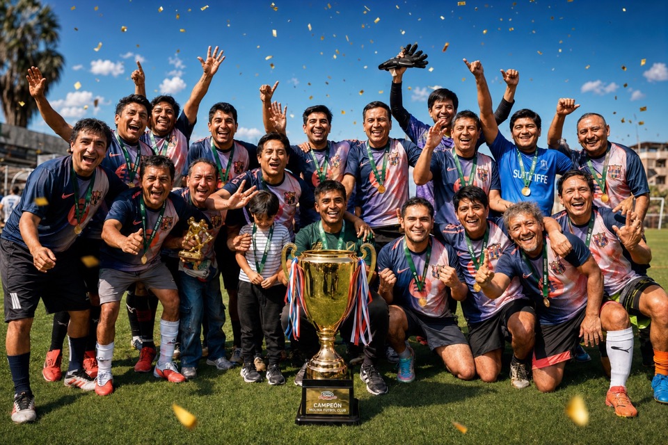El equipo Okinawense celebra el campeonato Inter Sedes Apertura 2026